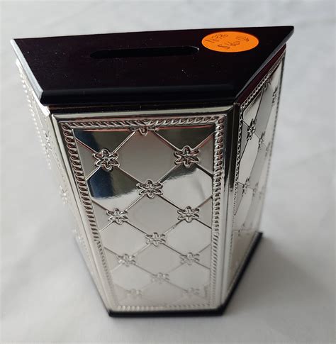 metal lace tzedakah box|Tzedakah Boxes .